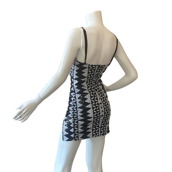 FASHION NOVA Star Behavior Sequin Mini Dress, O0474-6 - Picture 4 of 9